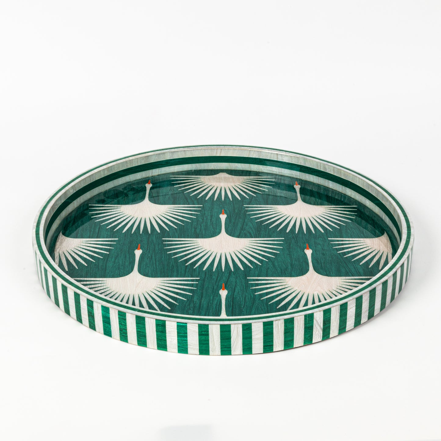 Emerald Swan Soleil Tray (NEW)