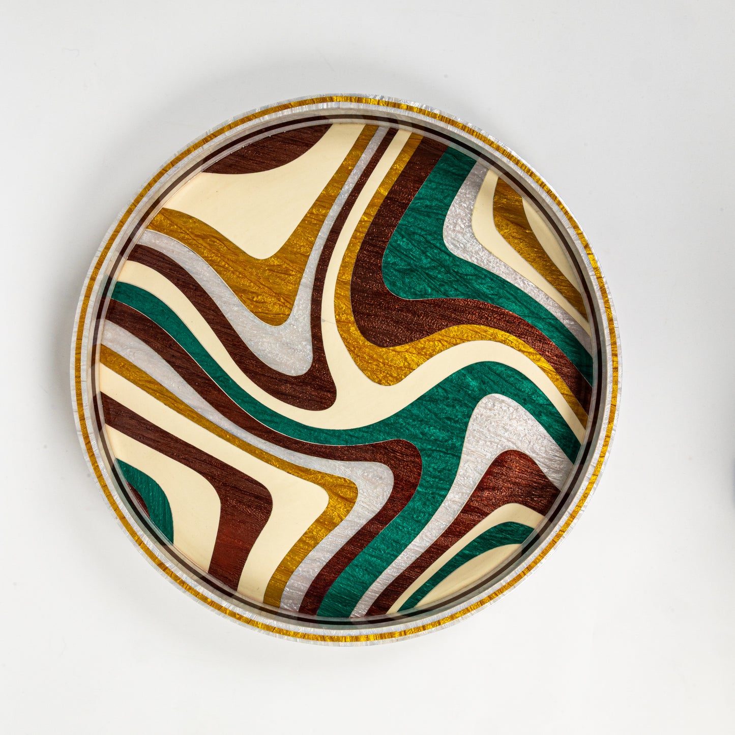 Emerald Swirl Tray