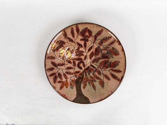 Red Harvest Tree Plate