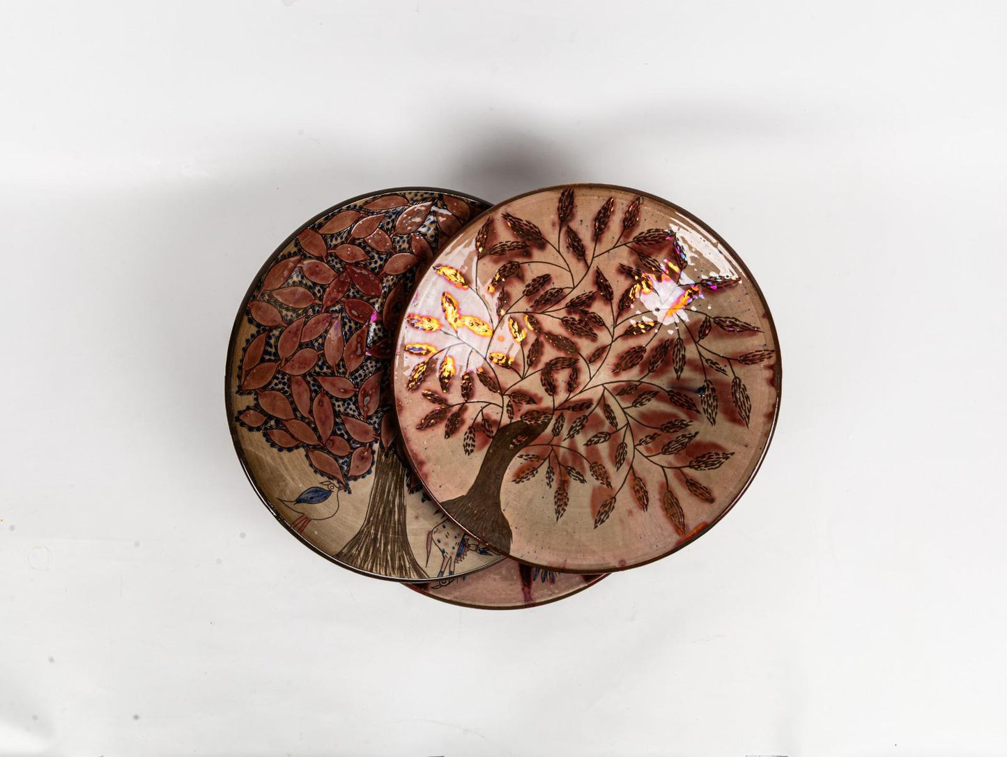 Red Harvest Tree Plate