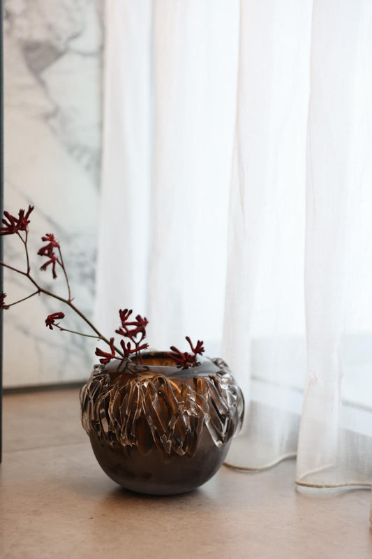 Mocha Brown Vase